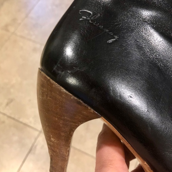 Black - John Fluevog - Half Ankle  Boots - Booties - Heels - Picture 5 of 9